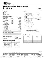 ES-4-7 datasheet pdf Tyco Electronics