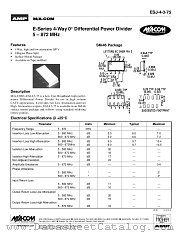 ESJ-4-3-75 datasheet pdf Tyco Electronics