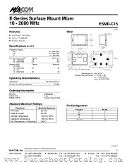 ESMD-C15 datasheet pdf Tyco Electronics