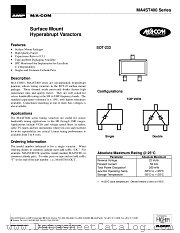 MA4ST408 datasheet pdf Tyco Electronics