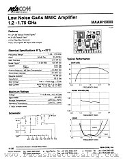 MAAM12000 datasheet pdf Tyco Electronics