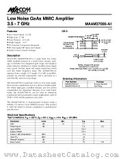 MAAM37000-A1G datasheet pdf Tyco Electronics