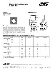 MAMXES0041 datasheet pdf Tyco Electronics