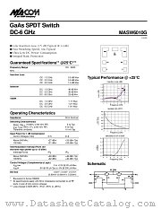 MASW6010G datasheet pdf Tyco Electronics