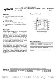 MASWSS0017-XFLT3 datasheet pdf Tyco Electronics