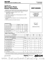 MRF1000MB datasheet pdf Tyco Electronics
