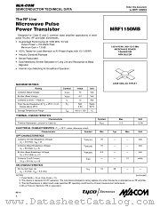 MRF1150MB datasheet pdf Tyco Electronics