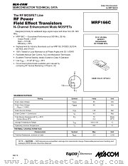 MRF166C datasheet pdf Tyco Electronics