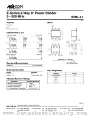ESML-2-1TR datasheet pdf Tyco Electronics