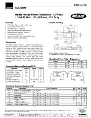 PH1214-12M datasheet pdf Tyco Electronics