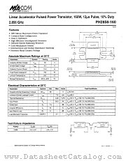 PH2856-160 datasheet pdf Tyco Electronics