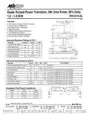 PHL2143 datasheet pdf Tyco Electronics