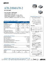 SMA70-2 datasheet pdf Tyco Electronics