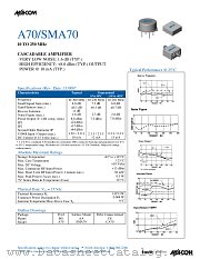 SMA70 datasheet pdf Tyco Electronics