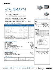 SMA77-1 datasheet pdf Tyco Electronics
