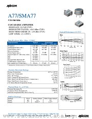 SMA77 datasheet pdf Tyco Electronics