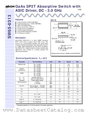 SW65-0313TR datasheet pdf Tyco Electronics