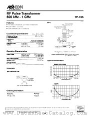 TP-105 datasheet pdf Tyco Electronics