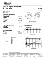 TP-75BNC datasheet pdf Tyco Electronics