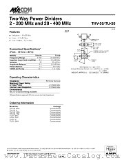 THV-50 datasheet pdf Tyco Electronics