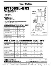 MT108SL-UR3 datasheet pdf Marktech Optoelectronics