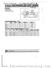 MT110-R datasheet pdf Marktech Optoelectronics