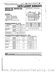 MT205-5Y datasheet pdf Marktech Optoelectronics