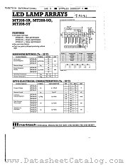MT208-5Y datasheet pdf Marktech Optoelectronics