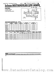 MT2180-Y datasheet pdf Marktech Optoelectronics