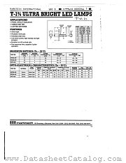 MT70-UR datasheet pdf Marktech Optoelectronics