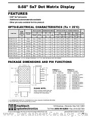 MTAN4170R-22C datasheet pdf Marktech Optoelectronics