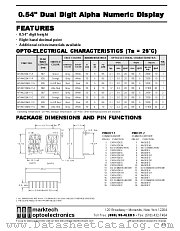 MTAN7254M-11A datasheet pdf Marktech Optoelectronics