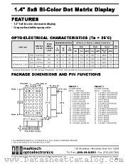 MTAN6414A-G datasheet pdf Marktech Optoelectronics
