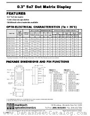 MTAN7135M-21C datasheet pdf Marktech Optoelectronics