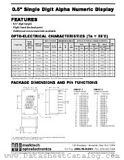 MTAN7150M-11C datasheet pdf Marktech Optoelectronics