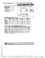 MTBL4412-HR datasheet pdf Marktech Optoelectronics