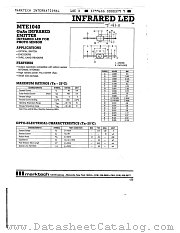 MTE1040 datasheet pdf Marktech Optoelectronics