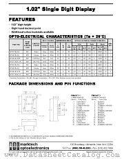MTN2126-AG datasheet pdf Marktech Optoelectronics