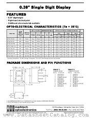 MTN7139M-11C datasheet pdf Marktech Optoelectronics