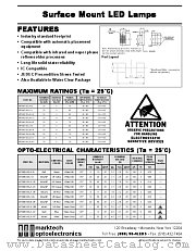 MTSM5100LA-UO datasheet pdf Marktech Optoelectronics