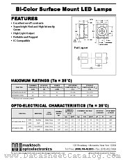MTSM635K-HRG datasheet pdf Marktech Optoelectronics