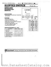 MTSS10050 datasheet pdf Marktech Optoelectronics