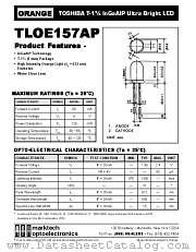 TLOE157AP datasheet pdf Marktech Optoelectronics