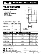 TLRE262A datasheet pdf Marktech Optoelectronics