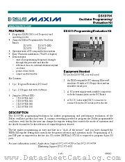 DS1075K datasheet pdf MAXIM - Dallas Semiconductor
