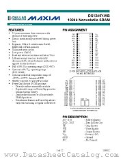 DS1245AB datasheet pdf MAXIM - Dallas Semiconductor