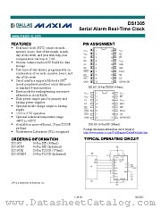DS1305 datasheet pdf MAXIM - Dallas Semiconductor