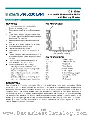 DS1350W datasheet pdf MAXIM - Dallas Semiconductor