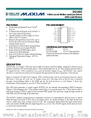 DS1482 datasheet pdf MAXIM - Dallas Semiconductor