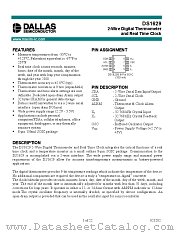 DS1629 datasheet pdf MAXIM - Dallas Semiconductor